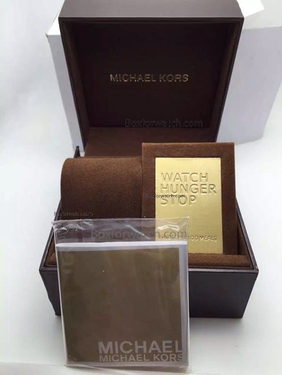 Michael Kors Brown Leather Watch box wholesale